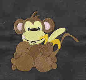 16 Monkey Banana Embroidery Design 16 Monkey Banana Embroidery Design