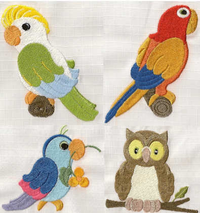 Birds 285 Embroidery Designs Birds 285 Embroidery Designs