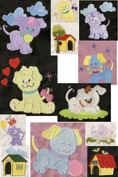 68 Puppy Embroidery Designs 68 Puppy Embroidery Designs