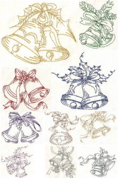 Bell Free Standing Lace Embroidery Designs