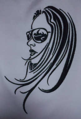 Face 1 Embroidery Design Face 1 Embroidery Design