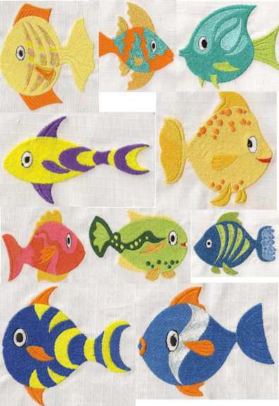 Fish Embroidery Designs Fish Embroidery Designs