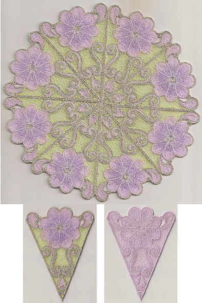 Spring Doily Embroidery Design Spring Doily Embroidery Design