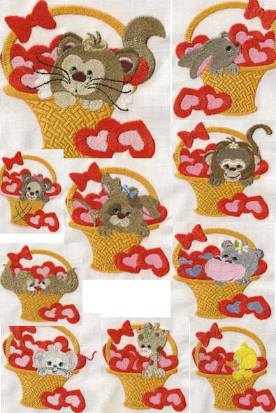 ANI Love Baskets Embroidery Designs ANI Love Baskets Embroidery Designs