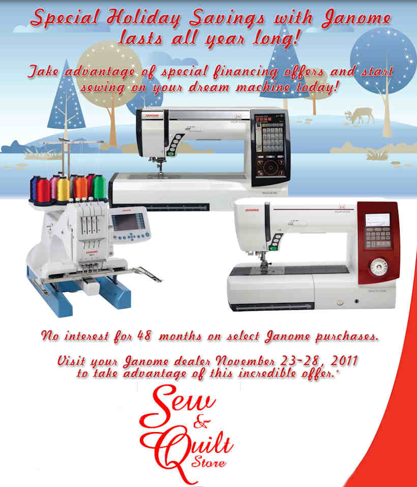 Janome Christmas Sale