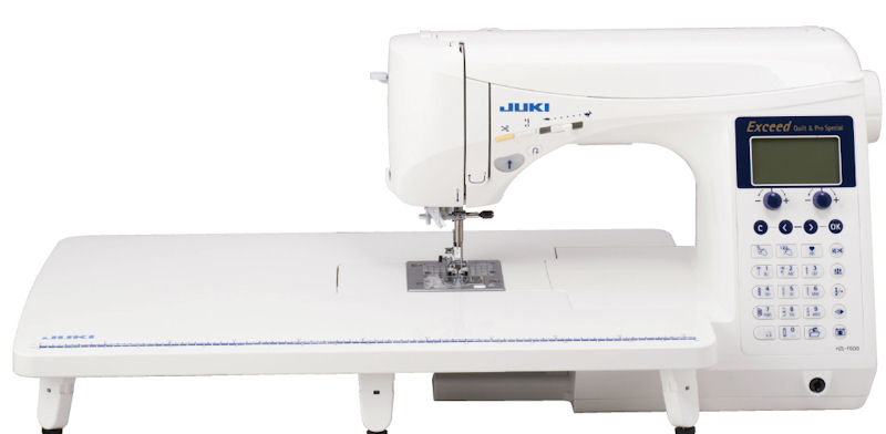 Juki F600 sewing machine and quilting machine.