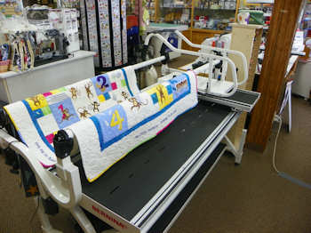 Temple Sew And Quilt Store long arm quilter pic