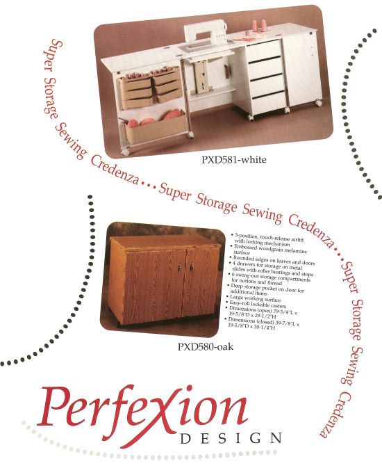 Sewing Machine Cabinets and sewing furniture by Perfexion