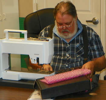 Temple Sew And Quilt Store Stephen Weathers technician pic