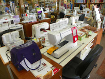 Temple Sew And Quilt Store display area pic