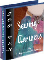 Top Ten Sewing Answers free ebook for signing up